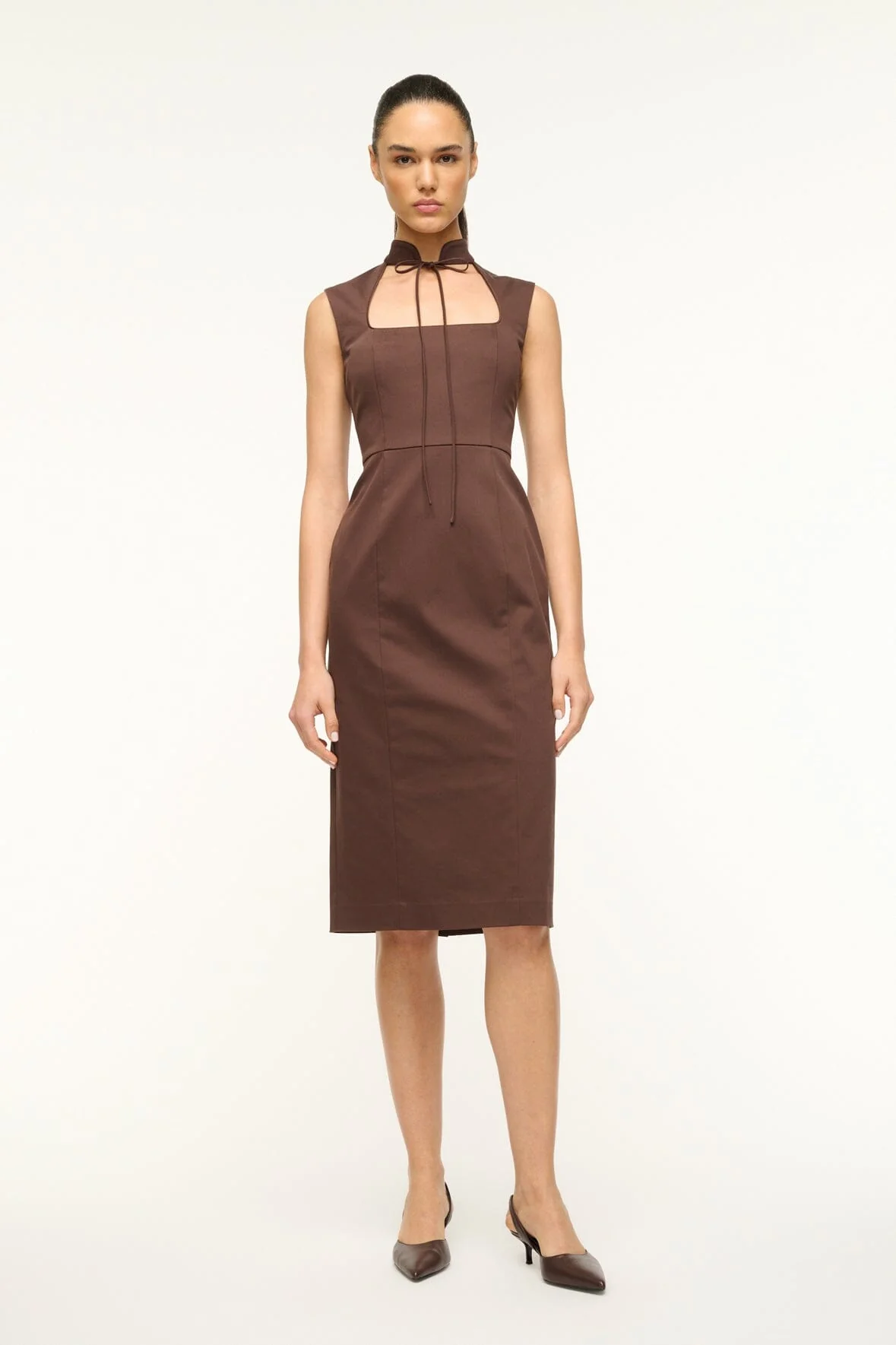 MARIANO DRESS | DARK CHOCOLATE