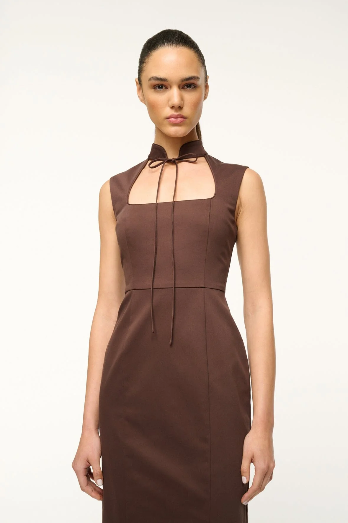MARIANO DRESS | DARK CHOCOLATE - Image 2