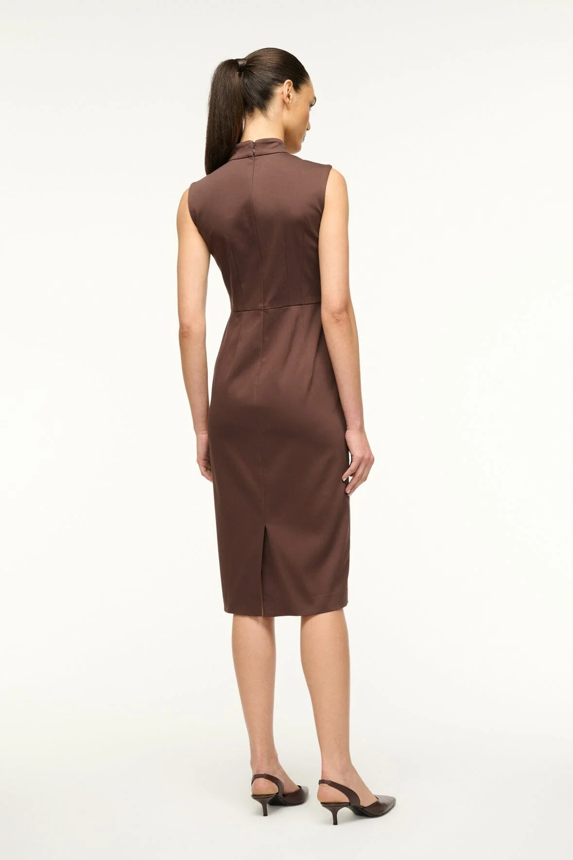 MARIANO DRESS | DARK CHOCOLATE - Image 4