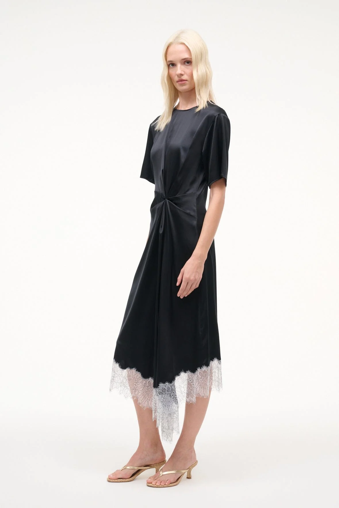 SONOMA SILK DRESS | BLACK - Image 3