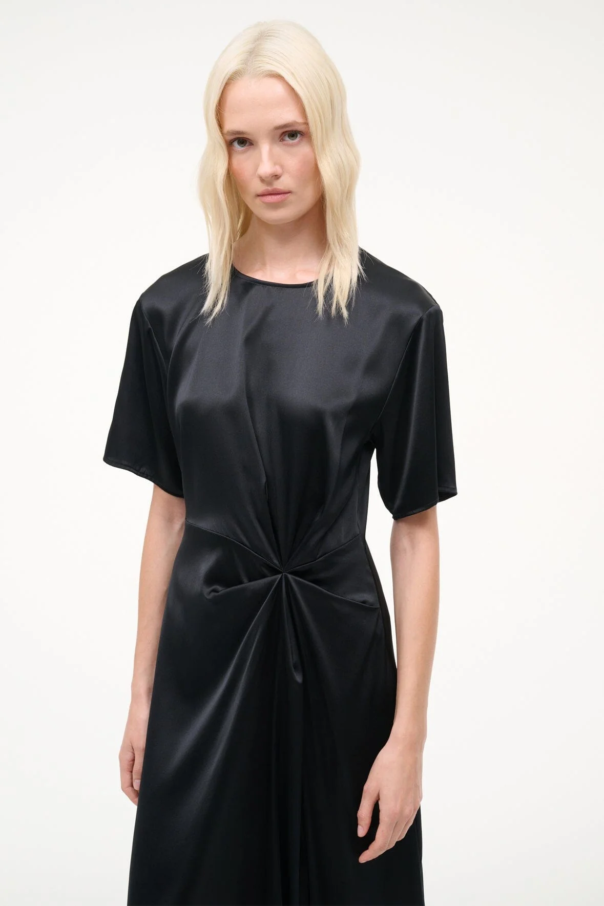 SONOMA SILK DRESS | BLACK - Image 4