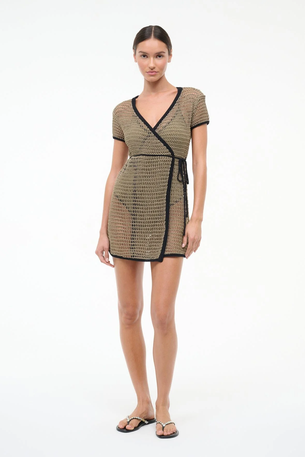 SPRITZ COVERUP DRESS | THYME BLACK - Image 5