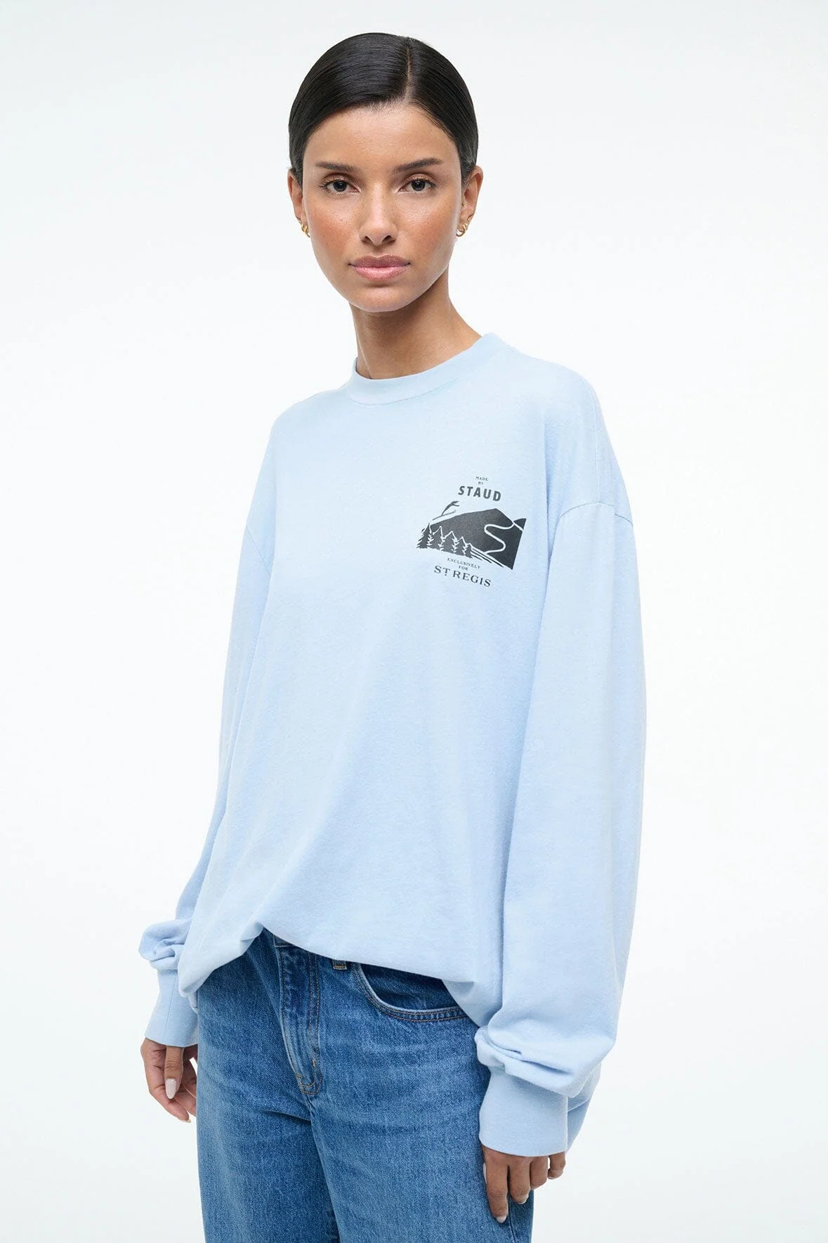 ST. REGIS LONG SLEEVE TEE | GLACIER - Image 3