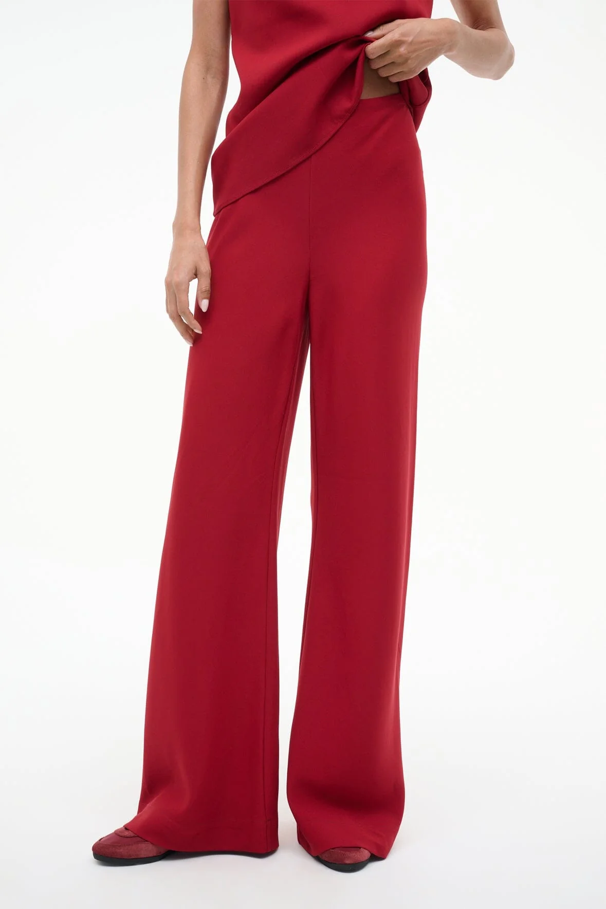 STROLL PANT | POMEGRANATE - Image 2
