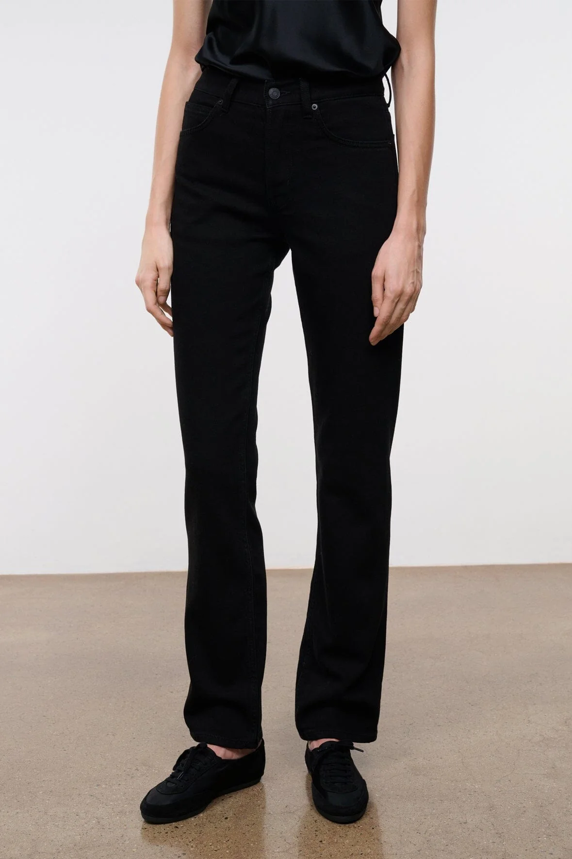 TEDDY STRAIGHT JEAN | BLACK - Image 7