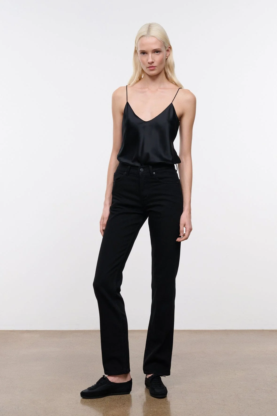 TEDDY STRAIGHT JEAN | BLACK - Image 9