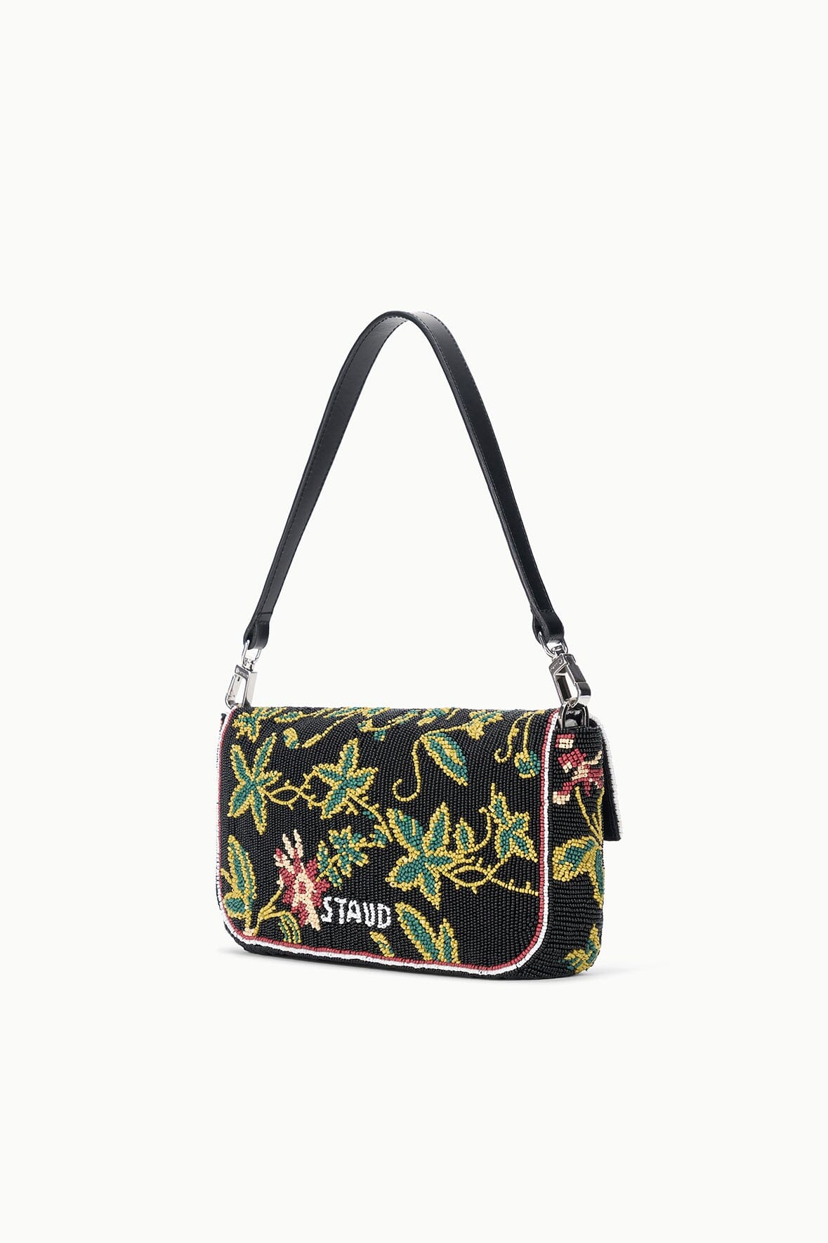 TIMMY SHOULDER BAG | BLACK FLORAL - Image 3