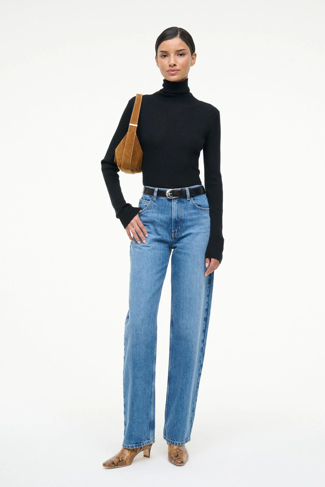TONI SUPERFINE CASHMERE SWEATER | BLACK - Image 2