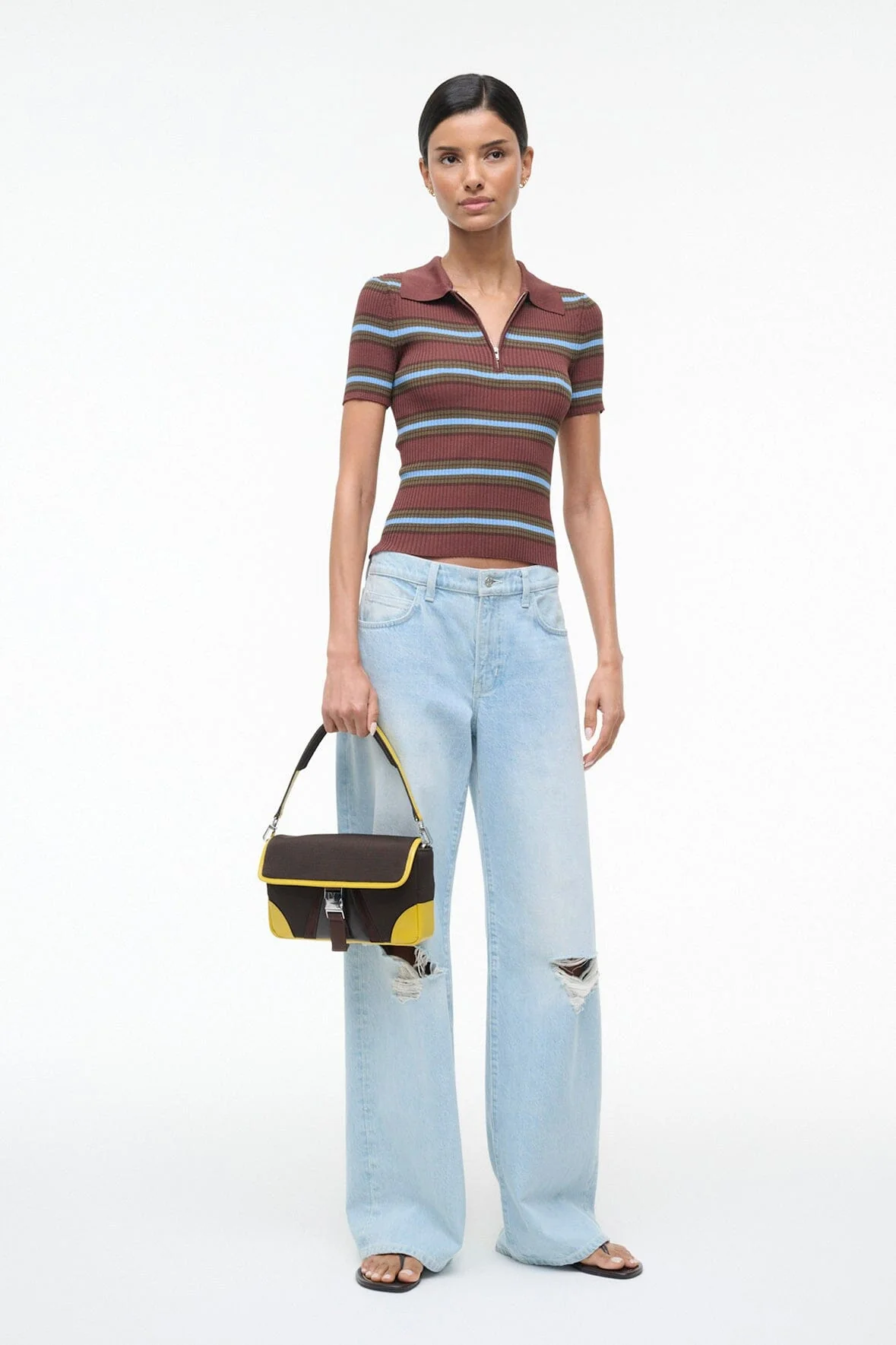 TONY SHOULDER BAG | ESPRESSO LEMON - Image 4