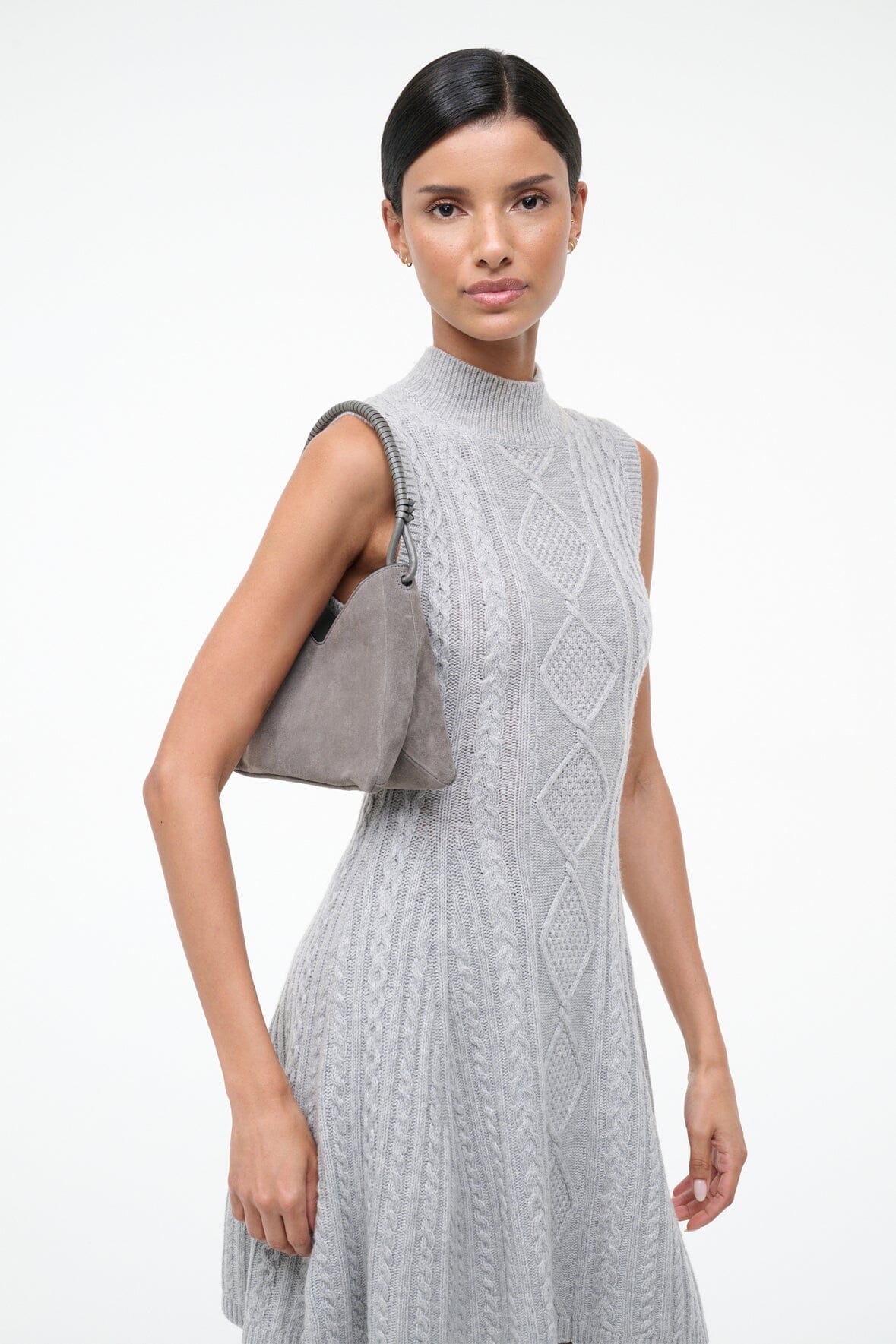 VALERIE SHOULDER BAG | STORM SUEDE - Image 2