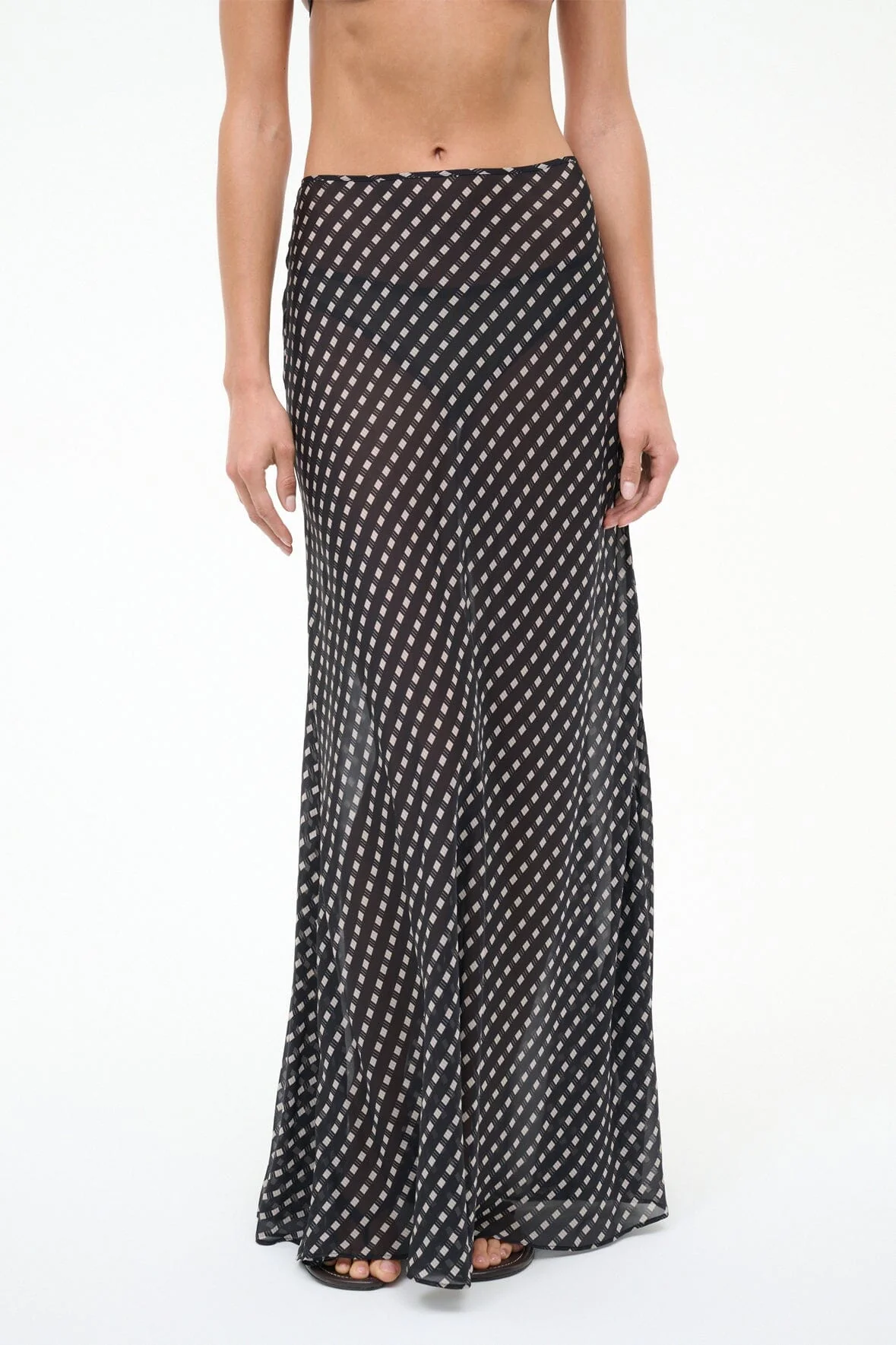 VELMA SKIRT | BLACK GEO - Image 2