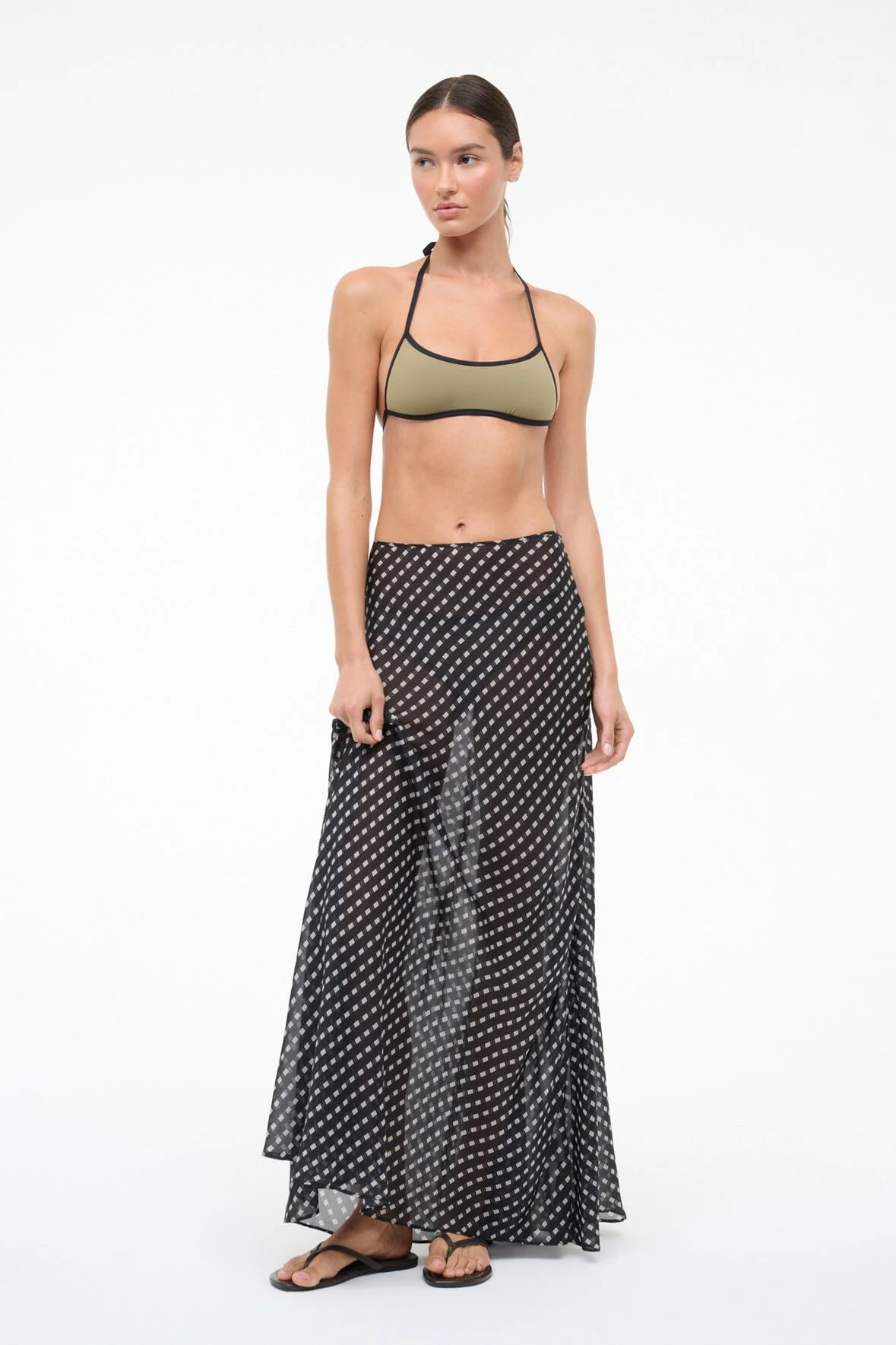 VELMA SKIRT | BLACK GEO - Image 3