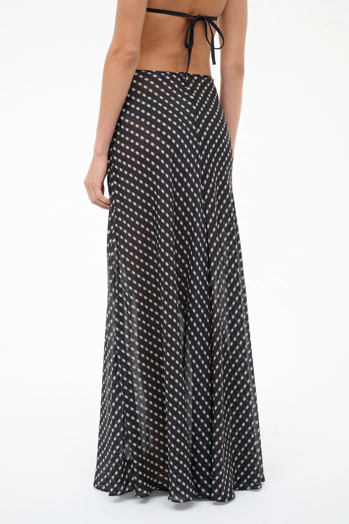 VELMA SKIRT | BLACK GEO - Image 4