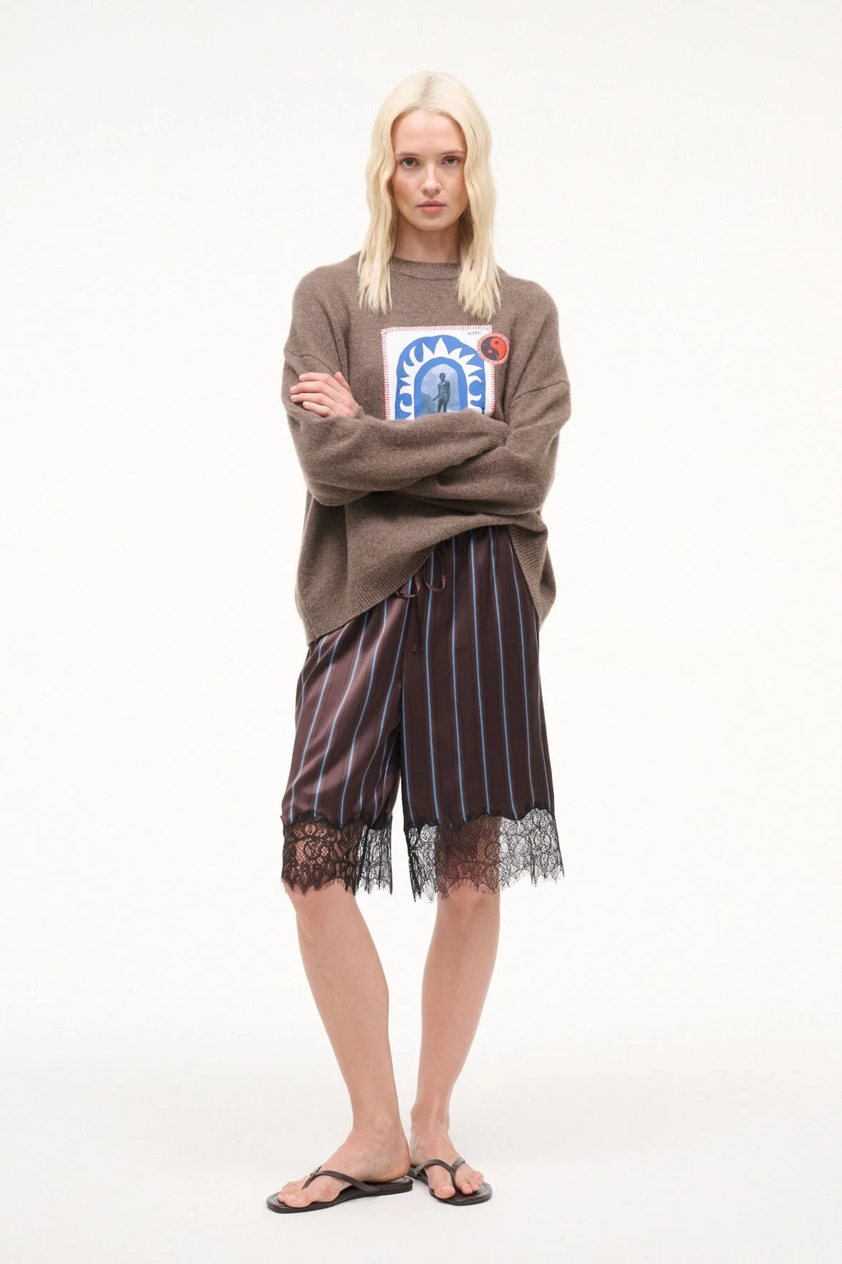 VERANO SILK SHORT | REDONDO STRIPE - Image 5
