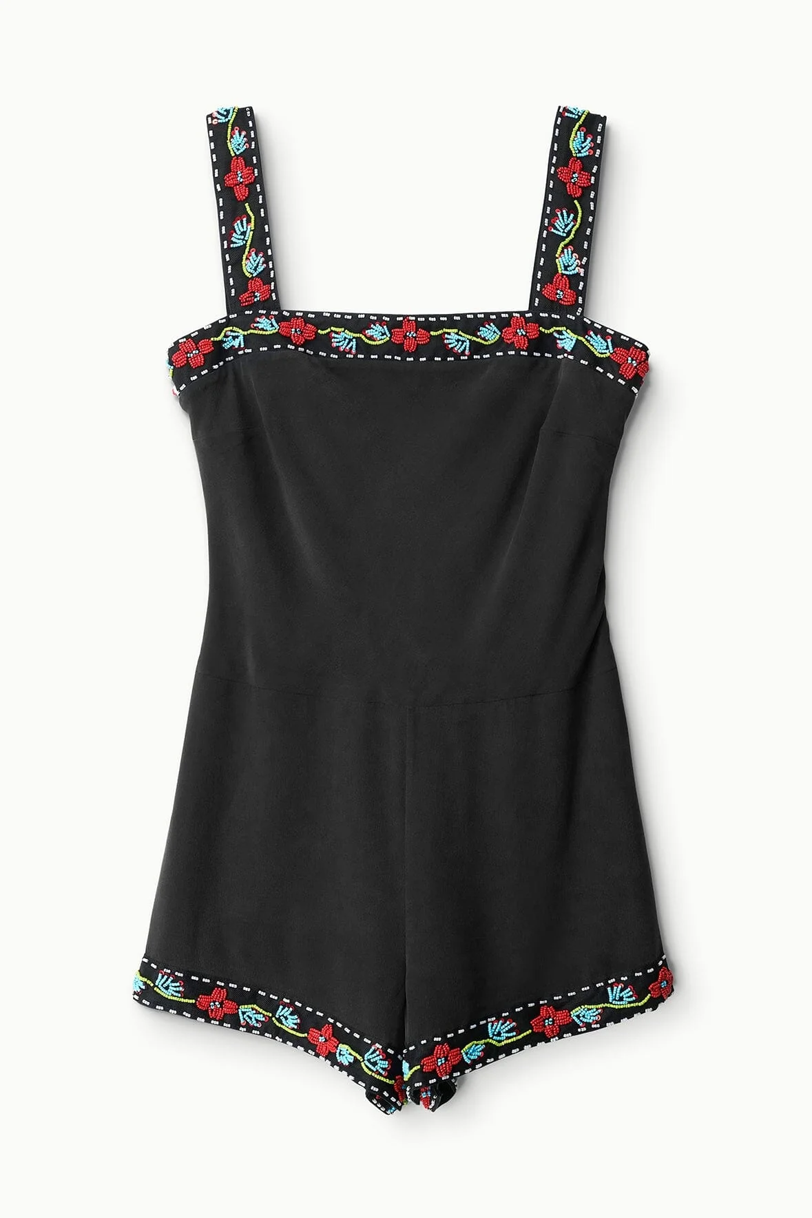 VERONICA SILK ROMPER | BLACK - Image 7