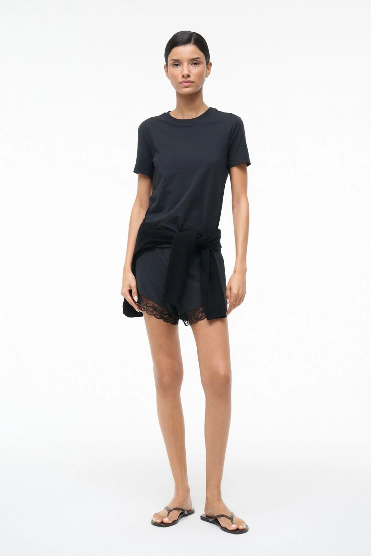 VON SILK SHORT | BLACK - Image 3