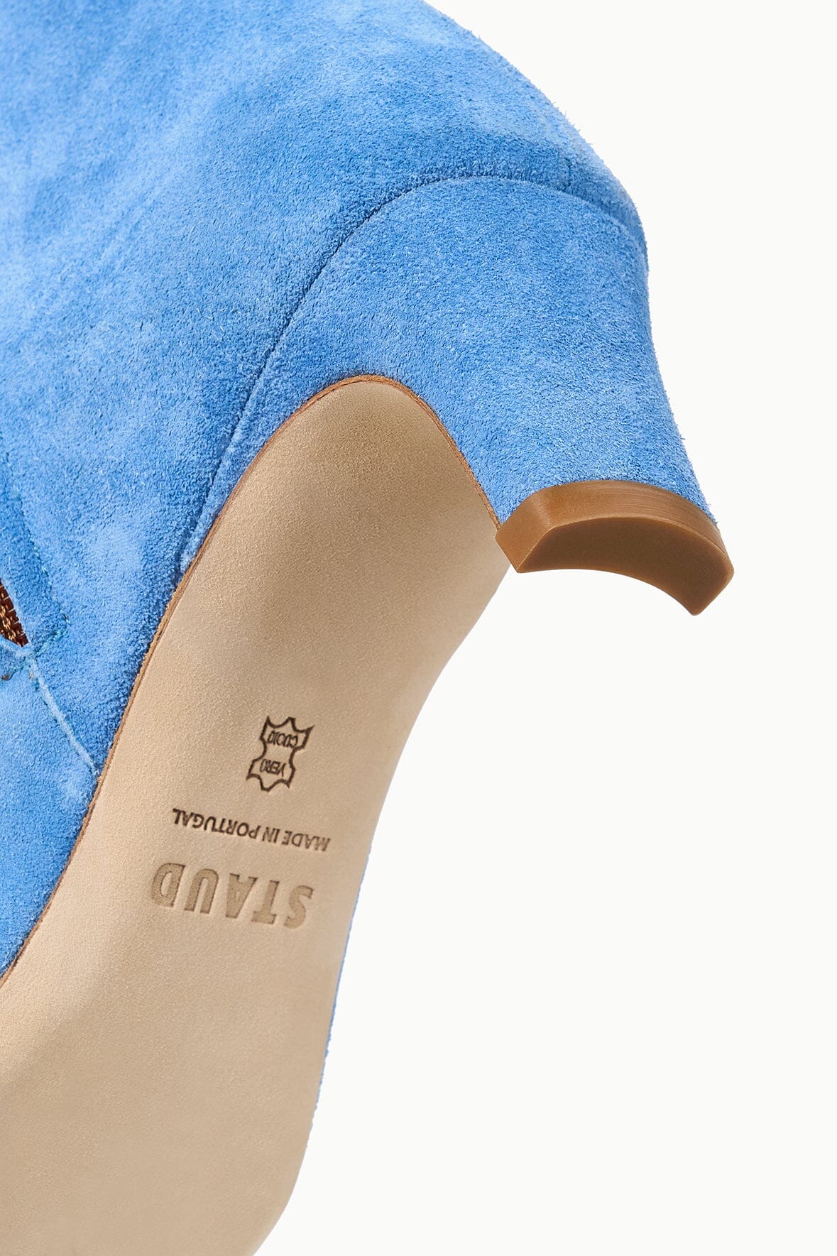 WALLY ANKLE BOOT | STAUD BLUE SUEDE - Image 8
