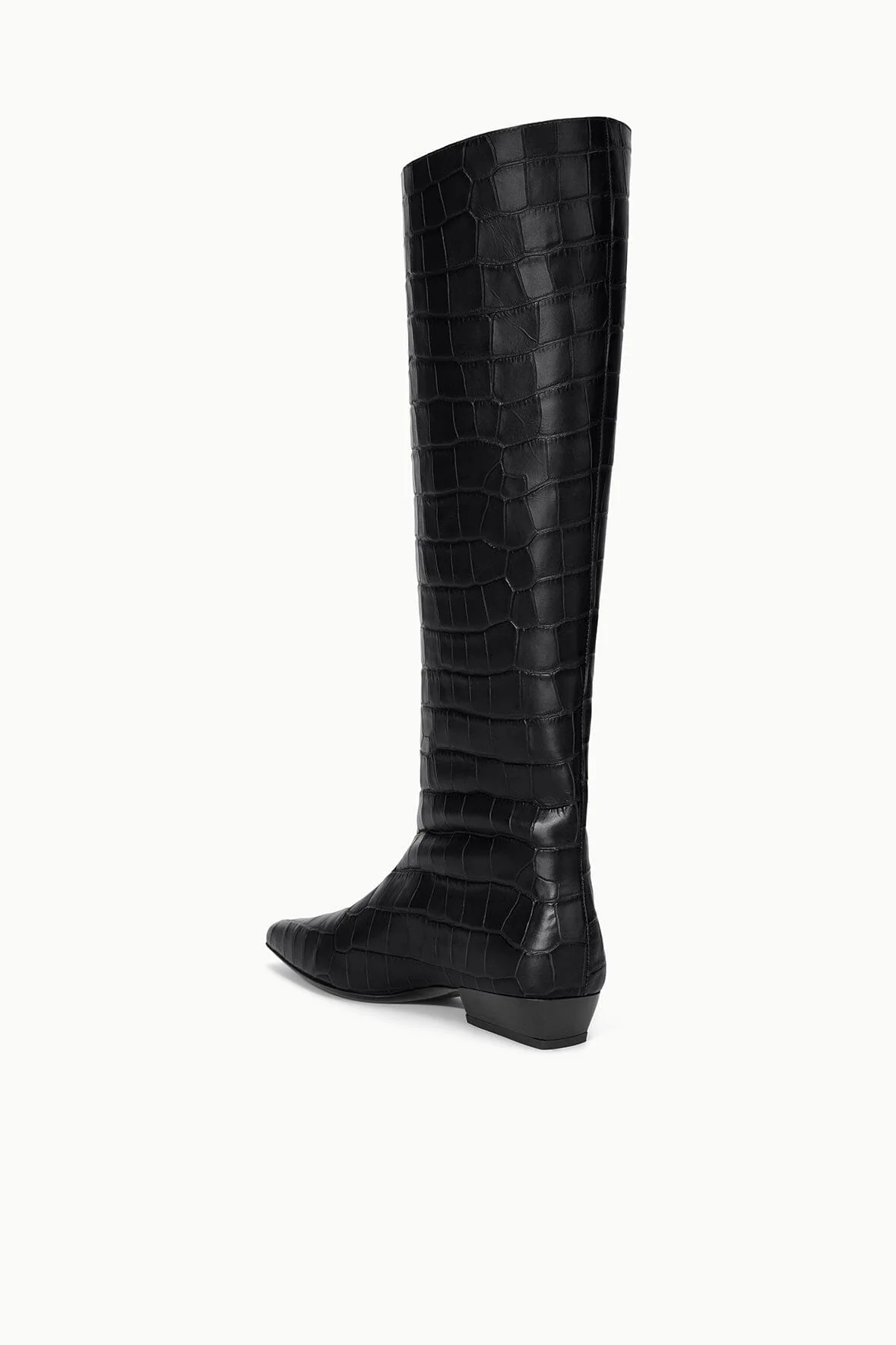 WALLY FLAT BOOT | BLACK CROCO - Image 3
