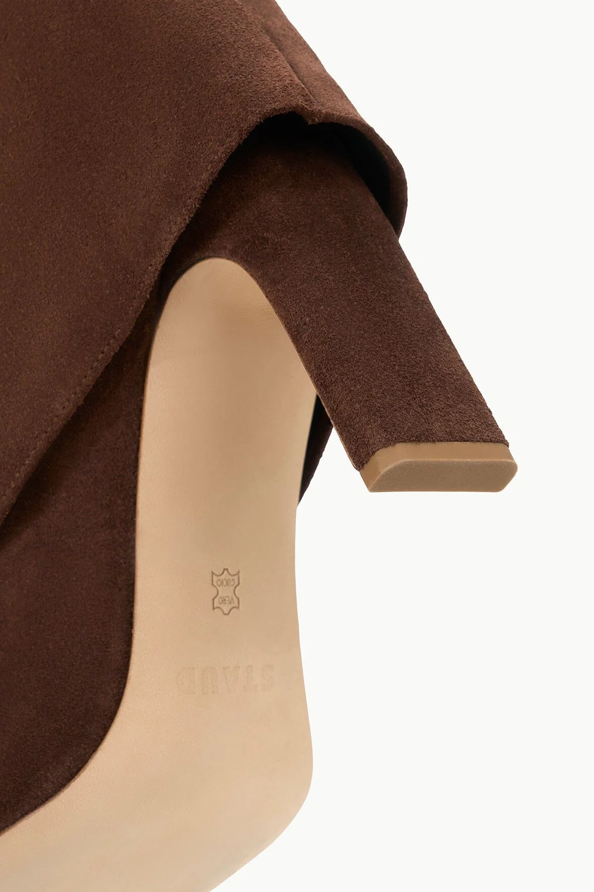 WALLY FOLDOVER HIGH HEEL BOOT | MAHOGANY SUEDE - Image 7