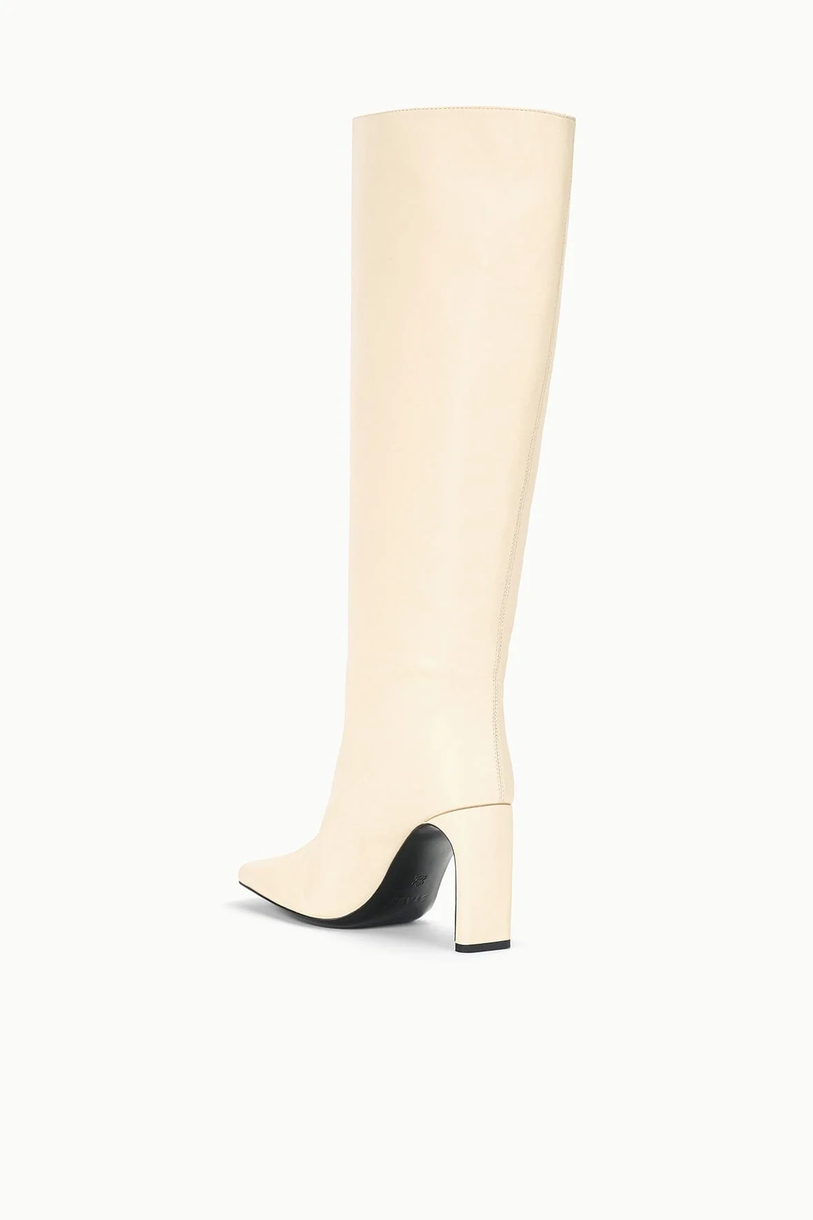 WALLY HIGH HEEL BOOT | CREAM - Image 3