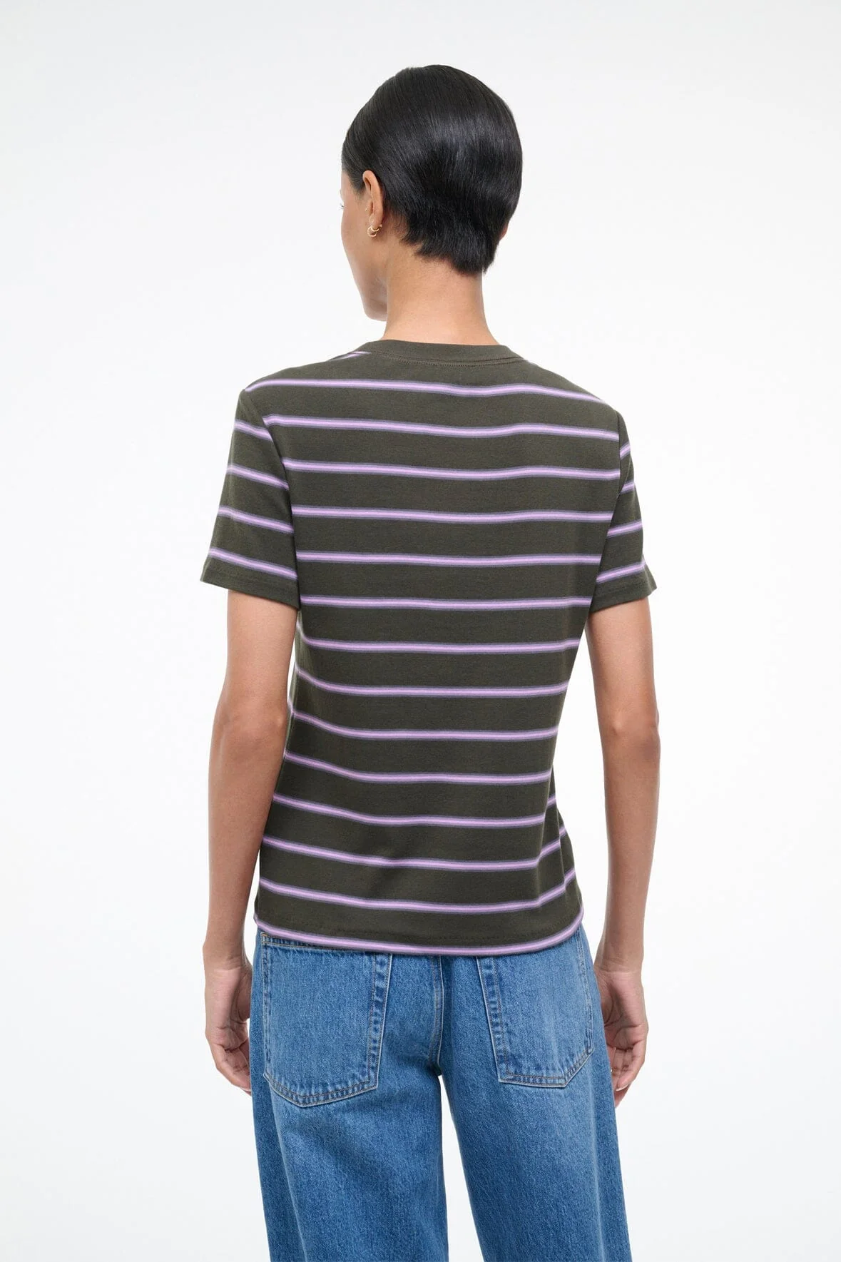 WEEKEND CREW TEE | PINE STRIPE - Image 3