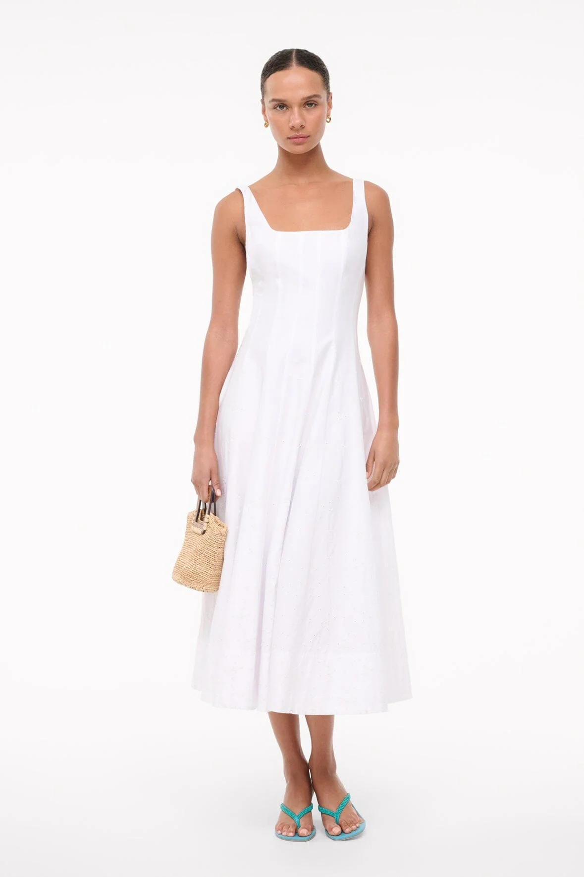 WELLS DRESS | WHITE EMBROIDERY - Image 4