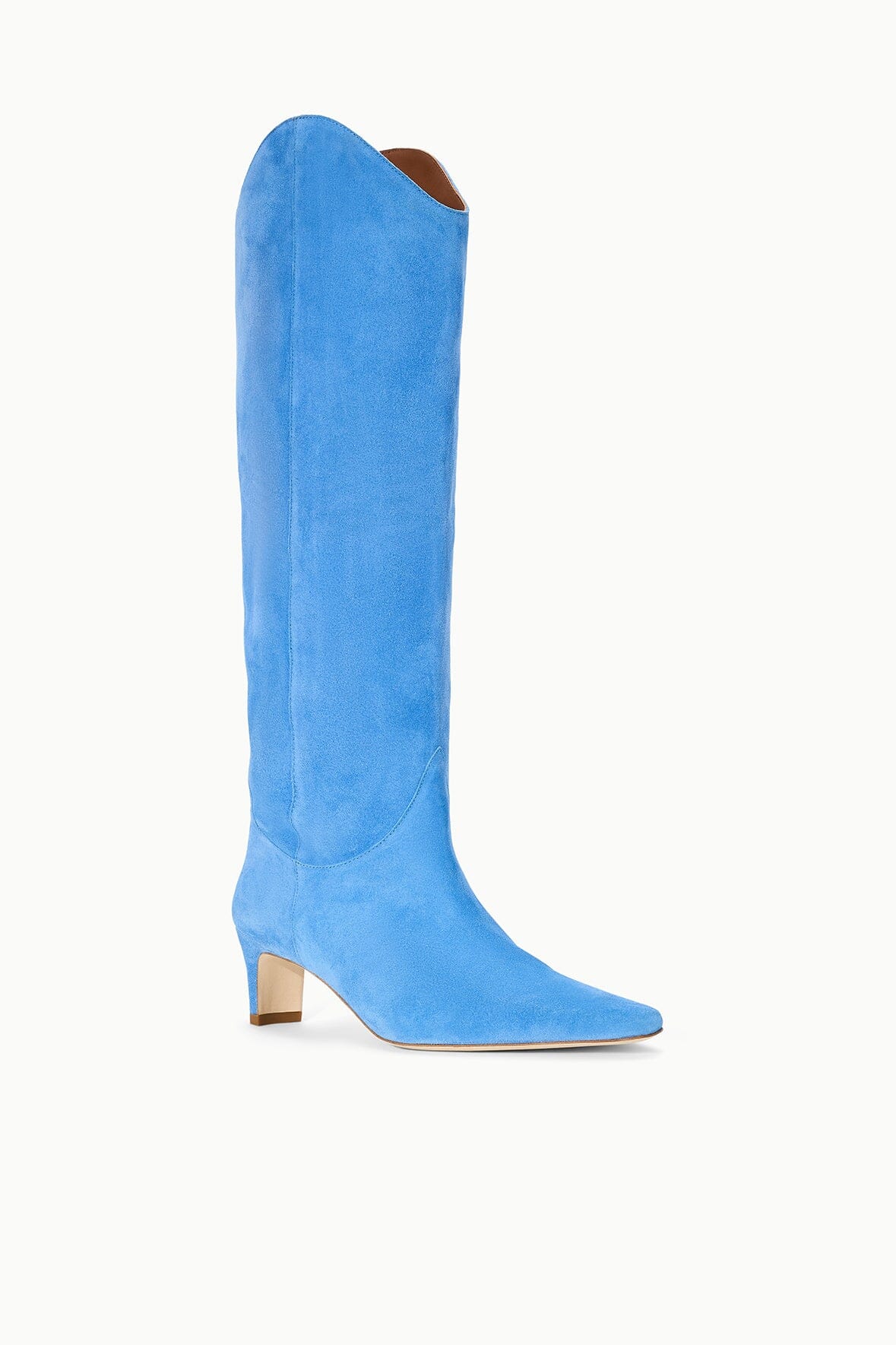 WESTERN WALLY BOOT | STAUD BLUE SUEDE - Image 3
