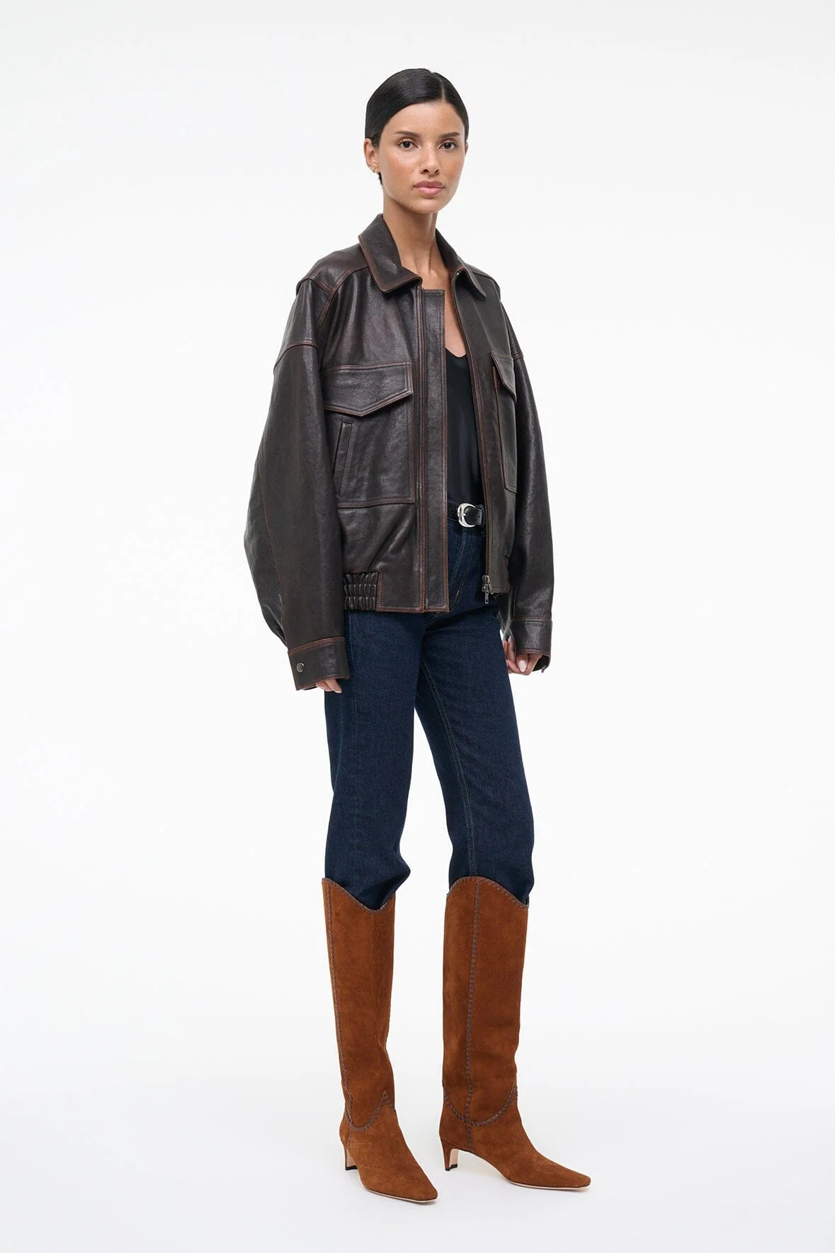WESTERN WALLY BOOT | TABAC SUEDE ESPRESSO - Image 4