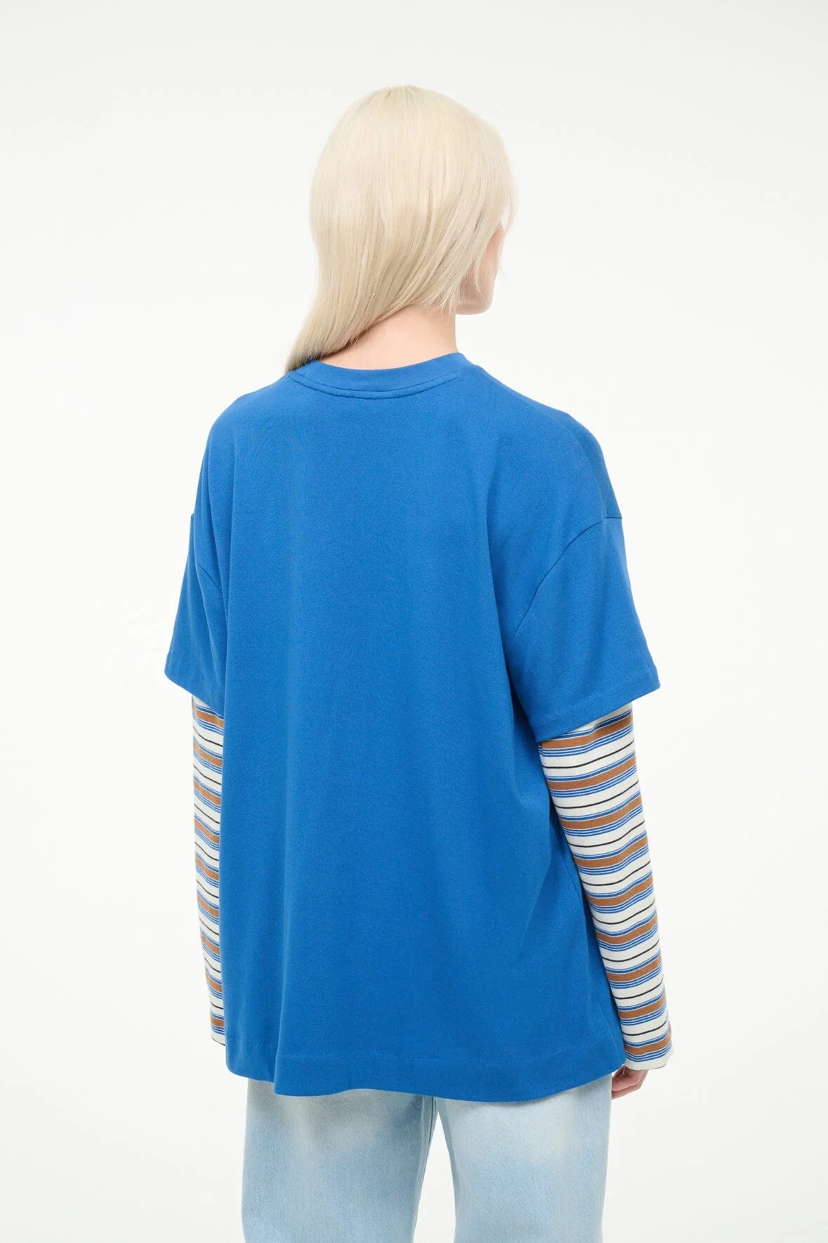 WILLIAM TEE | BLUE MOJAVE STRIPE - Image 3