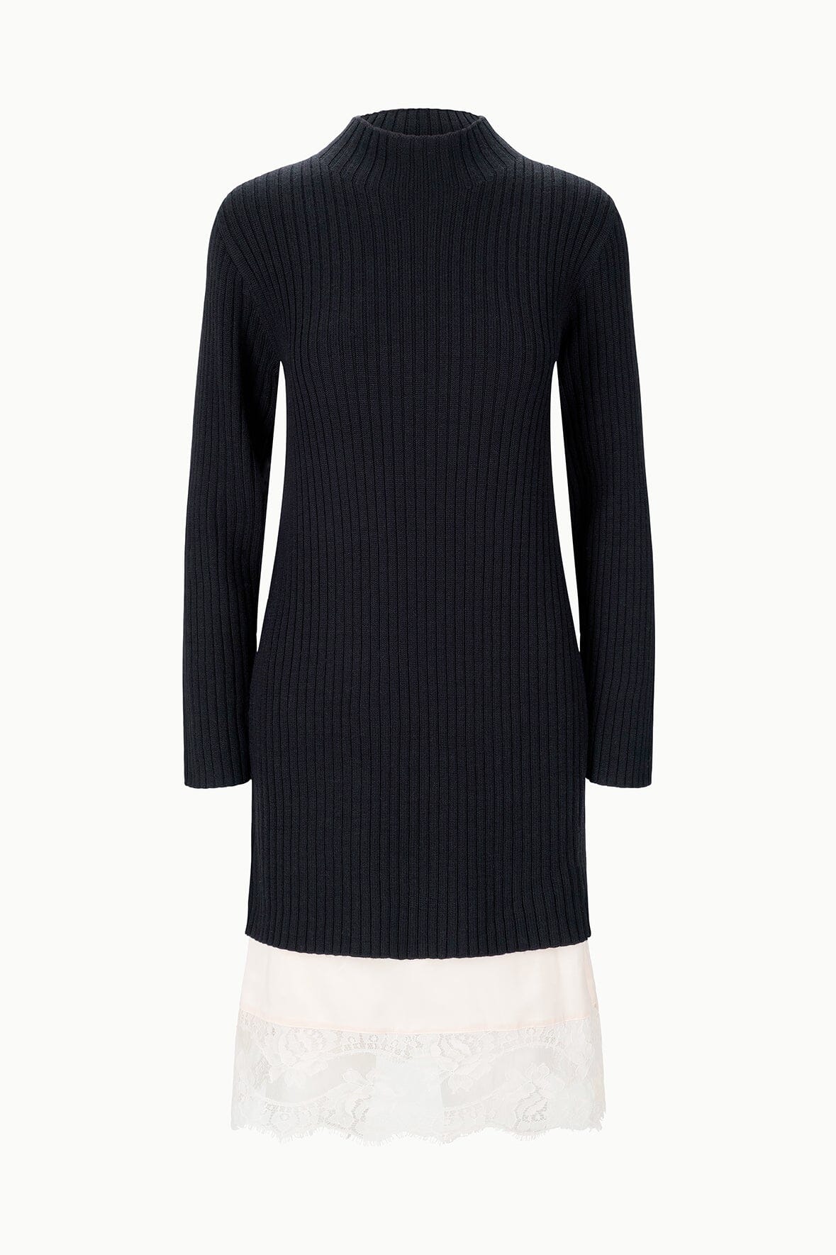 WILLOW SWEATER DRESS | BLACK - Image 6